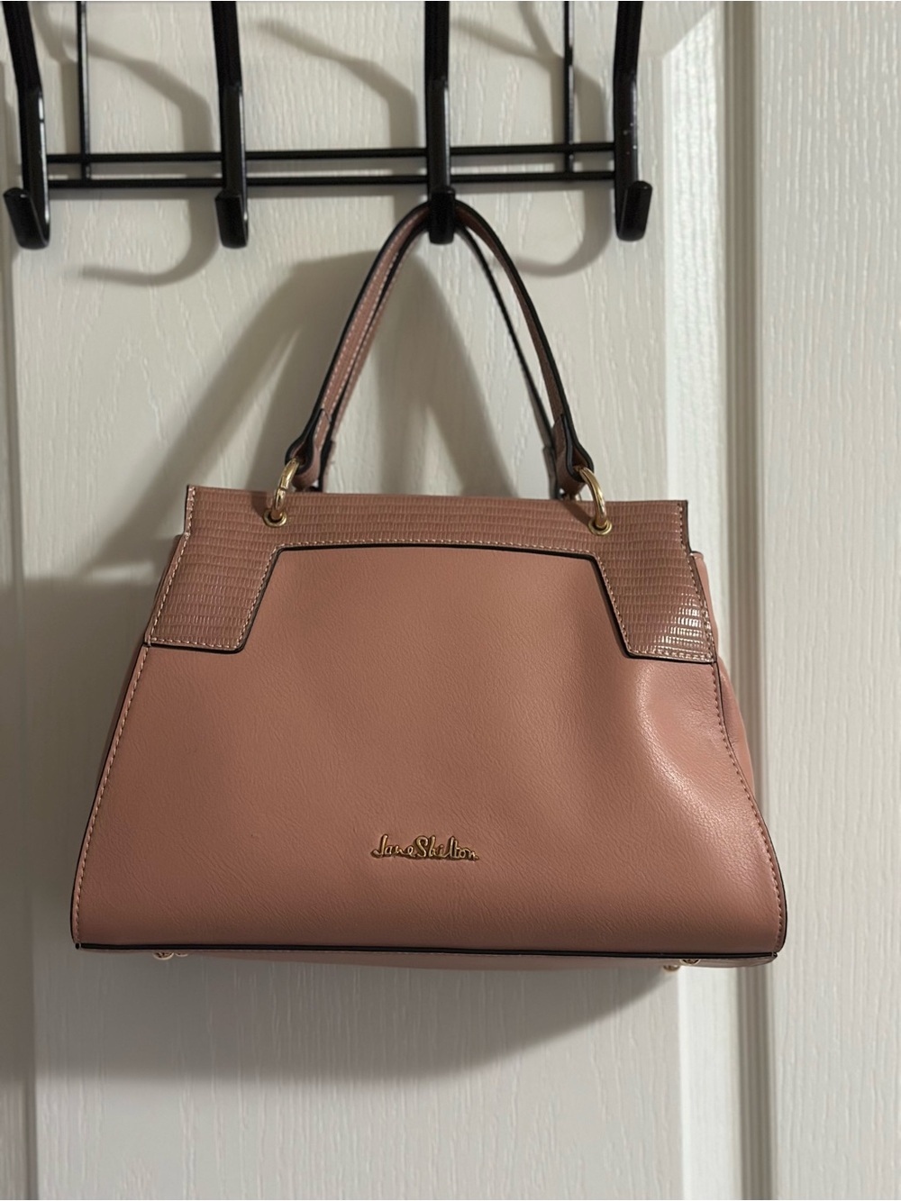 BRAND NEW Jane Shilton Rose Blush Top-Handle Satchel